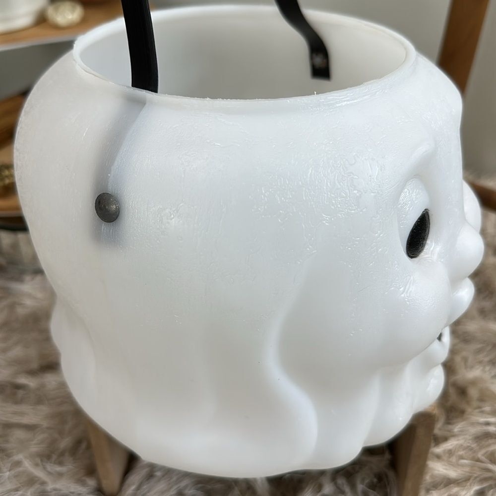 Vintage Ghost‎ Blow Mold White Ghost
Candy Pail Halloween Bucket Decor - Picture 7 of 17